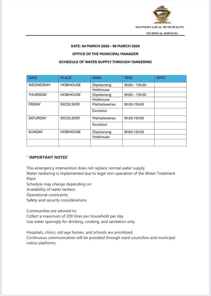 Mantsopa Local Municipality
